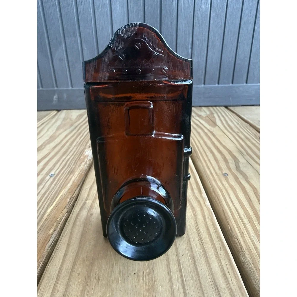 Vintage Avon Spicy After Shave 7 fl oz Brown Glass Collectible Bottle New Full!